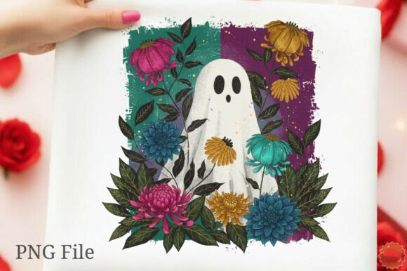 Download Halloween Fall Floral Boho Ghost Png - Boho ghost png Collection