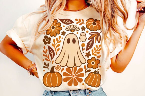 Download Floral Boho Ghost Png, Halloween Png - Boho ghost png Collection