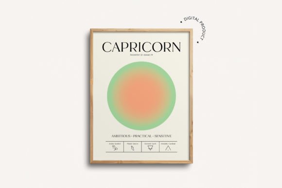 Download Сapricorn Zodiac Printable Wall Art - Print Collection