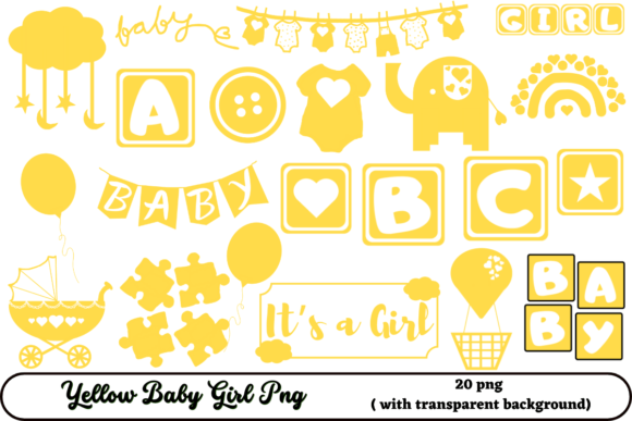 Download Yellow Baby Girl Png - Premium Resources