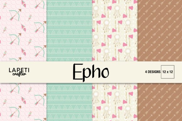 Download Boho Tribal Digital Paper Pack - Paper Collection