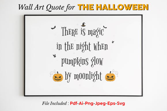 Download Halloween Quote Wall Art-Digital Print. - Print Collection