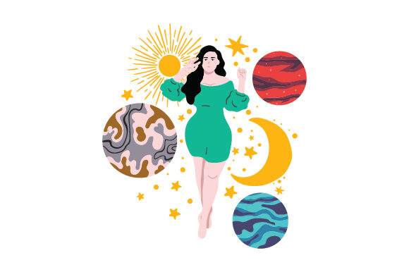 Download Mystical Elements Surrounding Woman - Mystical elements Collection